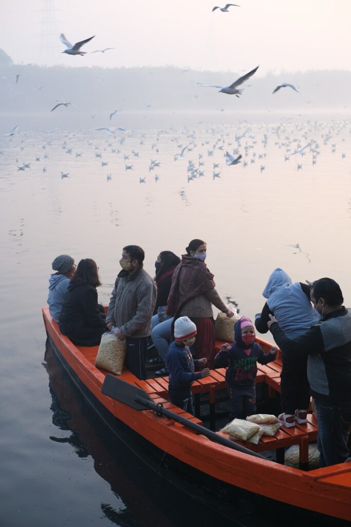 Migrants sur un bateau